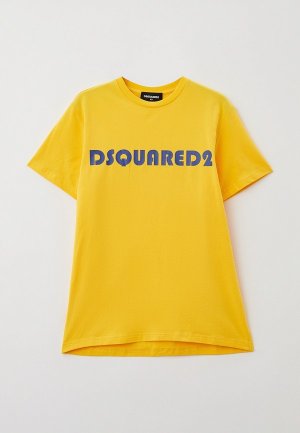 Футболка Dsquared2. Цвет: желтый