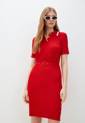 Платье Naf. Цвет: красный