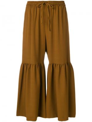 Расклешенные брюки Moroccan See By Chloé. Цвет: коричневый