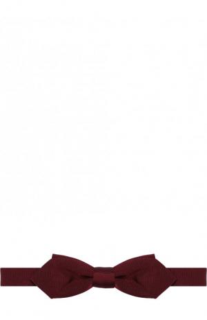 Шелковый галстук-бабочка Dolce & Gabbana. Цвет: бордовый