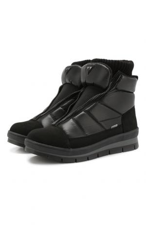 Утепленные текстильные ботинки Jog Dog. Цвет: черный