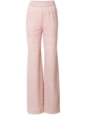 Широкие брюки M Missoni. Цвет: розовый и фиолетовый