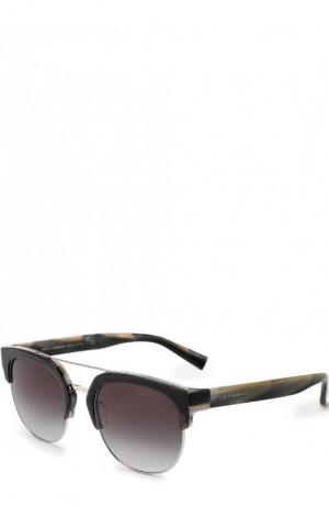 Солнцезащитные очки Dolce & Gabbana. Цвет: темно-серый