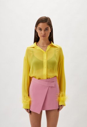 Блуза Pinko. Цвет: желтый