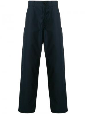 Wide-leg trousers Comme Des Garçons Shirt. Цвет: синий