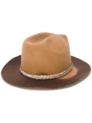 Шляпа Tango Golden Goose Deluxe Brand. Цвет: коричневый