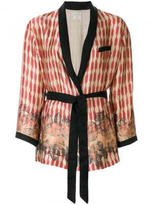 Пиджак-кимоно Forte. Цвет: жёлтый и оранжевый