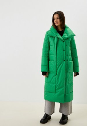 Куртка утепленная Malaeva. Цвет: зеленый
