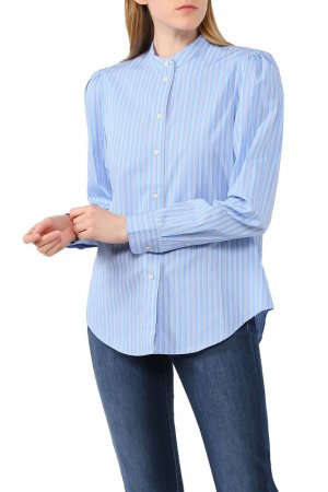 Блуза LAUREN RALPH. Цвет: голубой