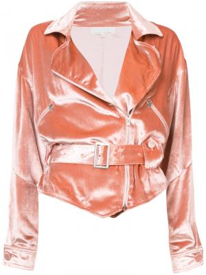 Куртка Panne Rider Fleur Du Mal. Цвет: розовый и фиолетовый