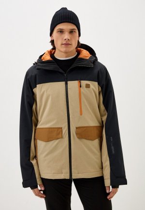 Куртка сноубордическая Billabong. Цвет: бежевый