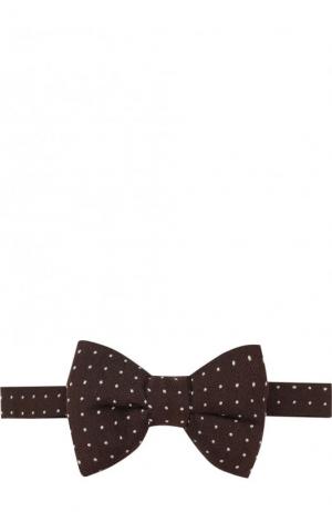 Шелковый галстук-бабочка Tom Ford. Цвет: коричневый