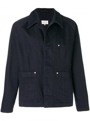 Джинсовая куртка Maison Margiela. Цвет: синий