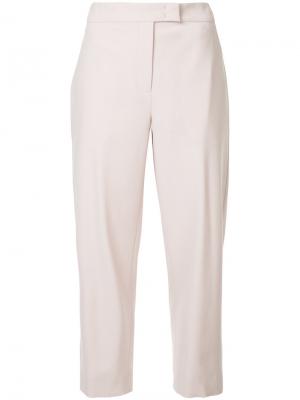 Укороченные зауженные брюки Nehera. Цвет: розовый и фиолетовый