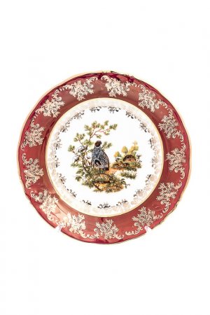 Набор тарелок ROMAN LIDICKY. Цвет: красный