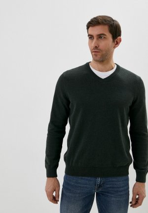 Пуловер Basics & More. Цвет: зеленый