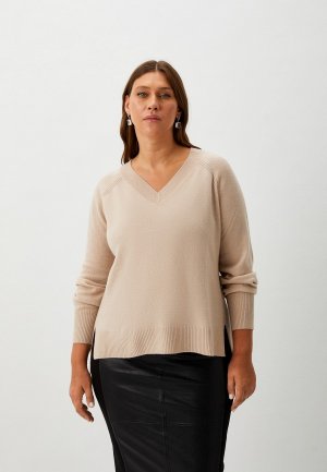 Пуловер Elena Miro. Цвет: бежевый