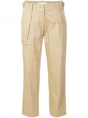 Укороченные брюки карго Michael Kors. Цвет: телесный