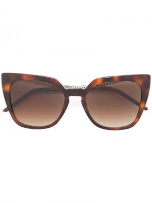 Солнцезащитные очки Chain KI956S Karl Lagerfeld. Цвет: коричневый