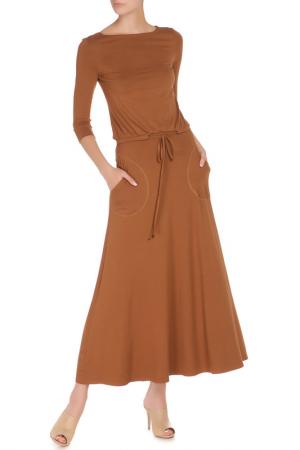 Платье Adzhedo. Цвет: коричневый