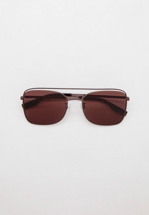 Очки солнцезащитные McQ Alexander McQueen. Цвет: коричневый
