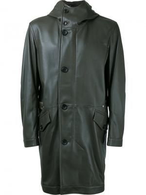 Пальто с капюшоном Cerruti 1881. Цвет: коричневый