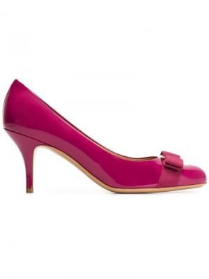 Туфли-лодочки Carla Salvatore Ferragamo. Цвет: розовый и фиолетовый