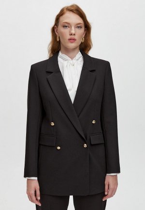 Пиджак 4forms. Цвет: черный