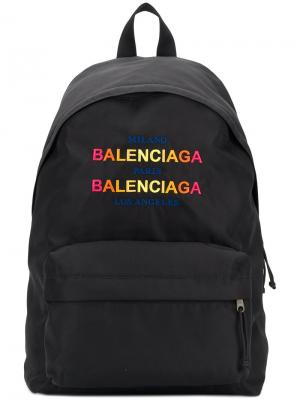 Рюкзак Explorer Balenciaga. Цвет: чёрный