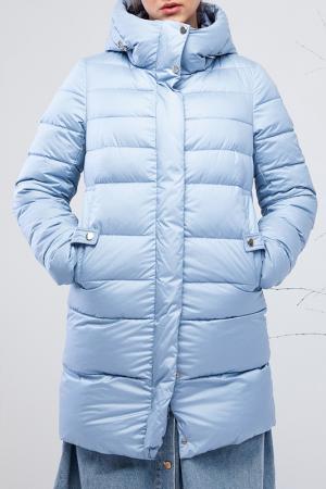 Зимняя куртка Clasna. Цвет: голубой