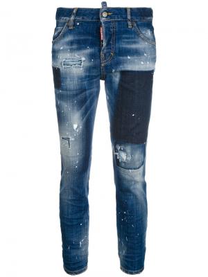 Cool girl Cropped jeans Dsquared2. Цвет: синий