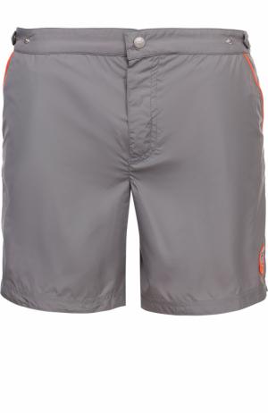 Плавки-шорты с карманами Robinson Les Bains. Цвет: серый