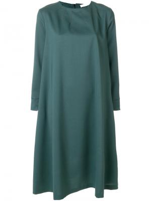 Платье шифт в стиле оверсайз Société Anonyme. Цвет: зелёный