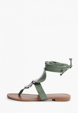 Сандалии Ideal Shoes. Цвет: зеленый