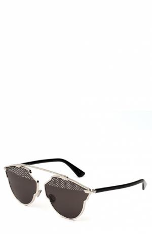 Солнцезащитные очки Dior. Цвет: серебряный