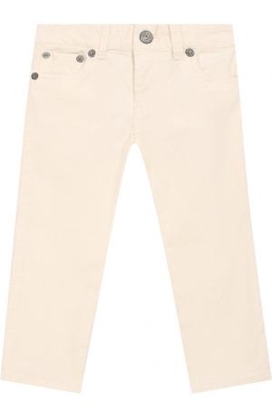 Вельветовые джинсы прямого кроя Polo Ralph Lauren. Цвет: бежевый