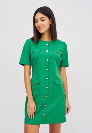 Платье BrandStoff. Цвет: зеленый