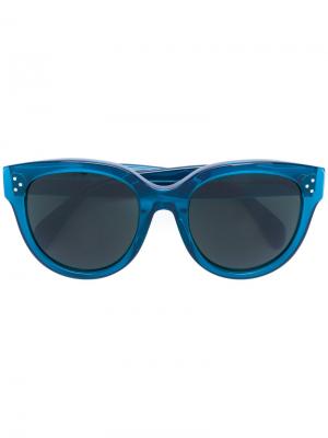 Солнцезащитные очки Audrey Céline Eyewear. Цвет: синий