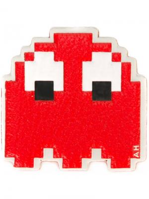 Наклейка Space Invaders Anya Hindmarch. Цвет: красный