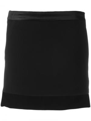 Прямая юбка с удлиненным задником Haider Ackermann. Цвет: чёрный