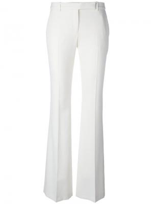 Расклешенные брюки Alexander McQueen. Цвет: белый