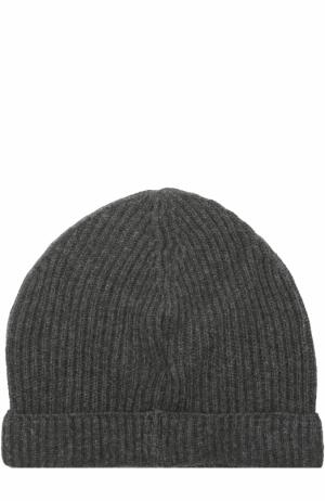 Кашемировая шапка бини Woolrich. Цвет: темно-серый