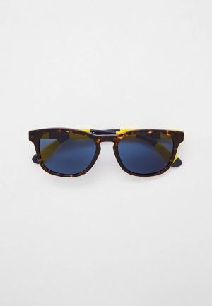 Очки солнцезащитные Polo Ralph Lauren. Цвет: коричневый