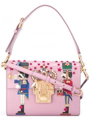 Сумка на плечо Lucia Dolce & Gabbana. Цвет: розовый и фиолетовый