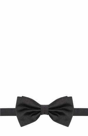Шелковый галстук-бабочка Canali. Цвет: черный