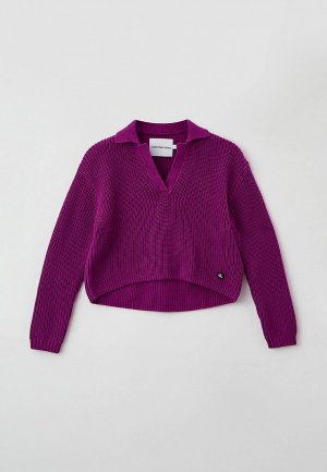 Пуловер Calvin Klein Jeans. Цвет: фиолетовый