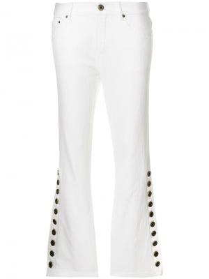 Расклешенные брюки в стиле ретро Chloé. Цвет: белый