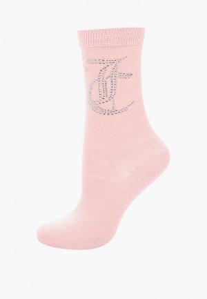 Носки Juicy Couture. Цвет: розовый