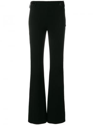 Расклешенные брюки с декоративными пуговицами Emilio Pucci. Цвет: чёрный
