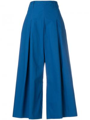 Широкие укороченные брюки Etro. Цвет: синий
